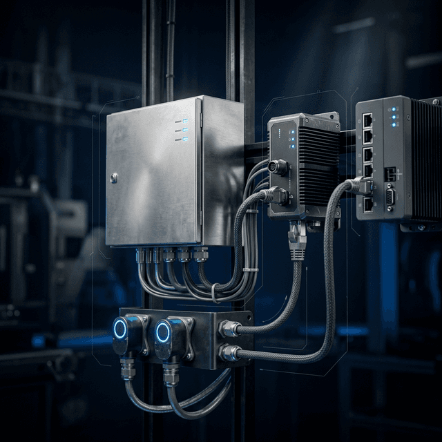 Industrial equipment connectivity